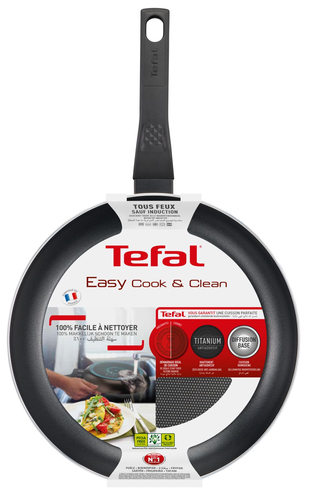 TEFAL  DUBOKI TIGANJ 28cm B5670653 EASY COOK AND CLEAN